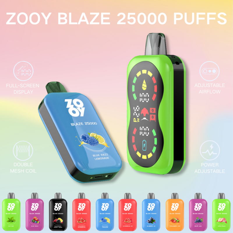 ZOOY Blaze 25000 puff e disposable vape
