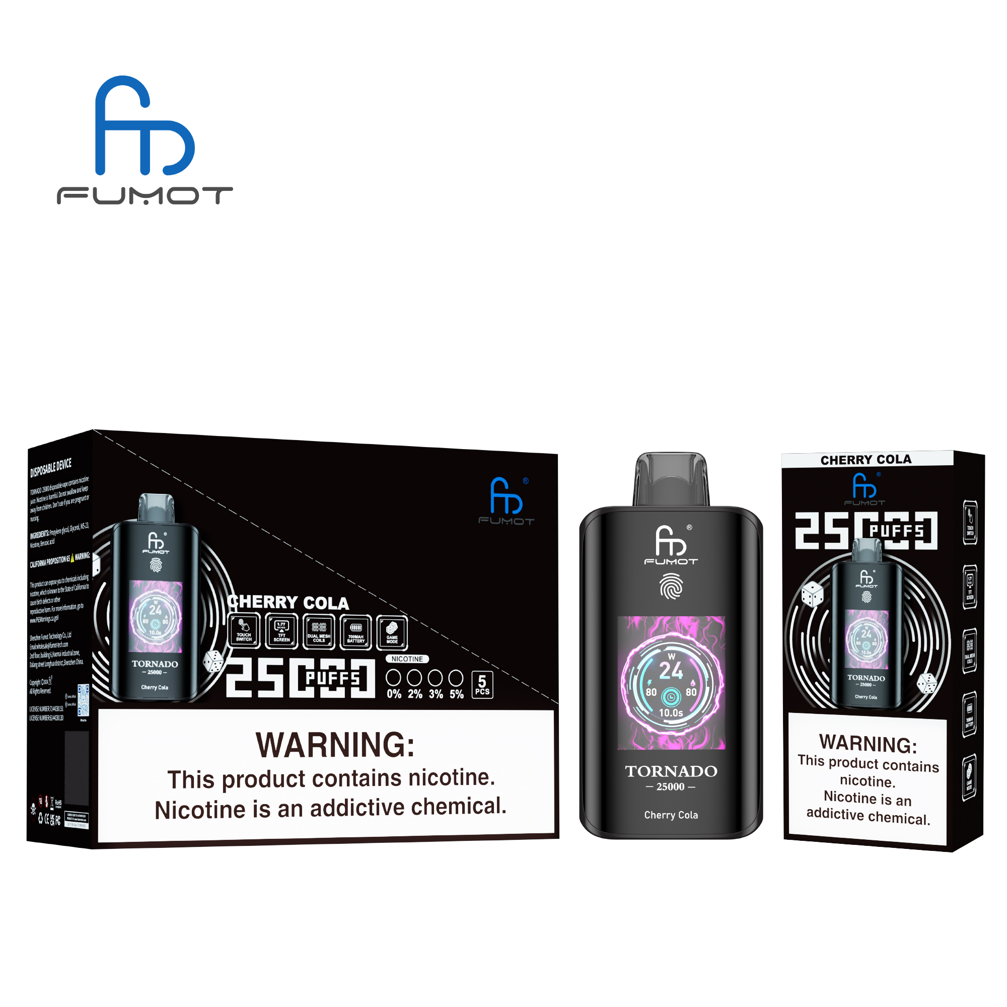 RandM Tornado 25000 Vape – Smart, Long-Lasting, Full Control - Image 3
