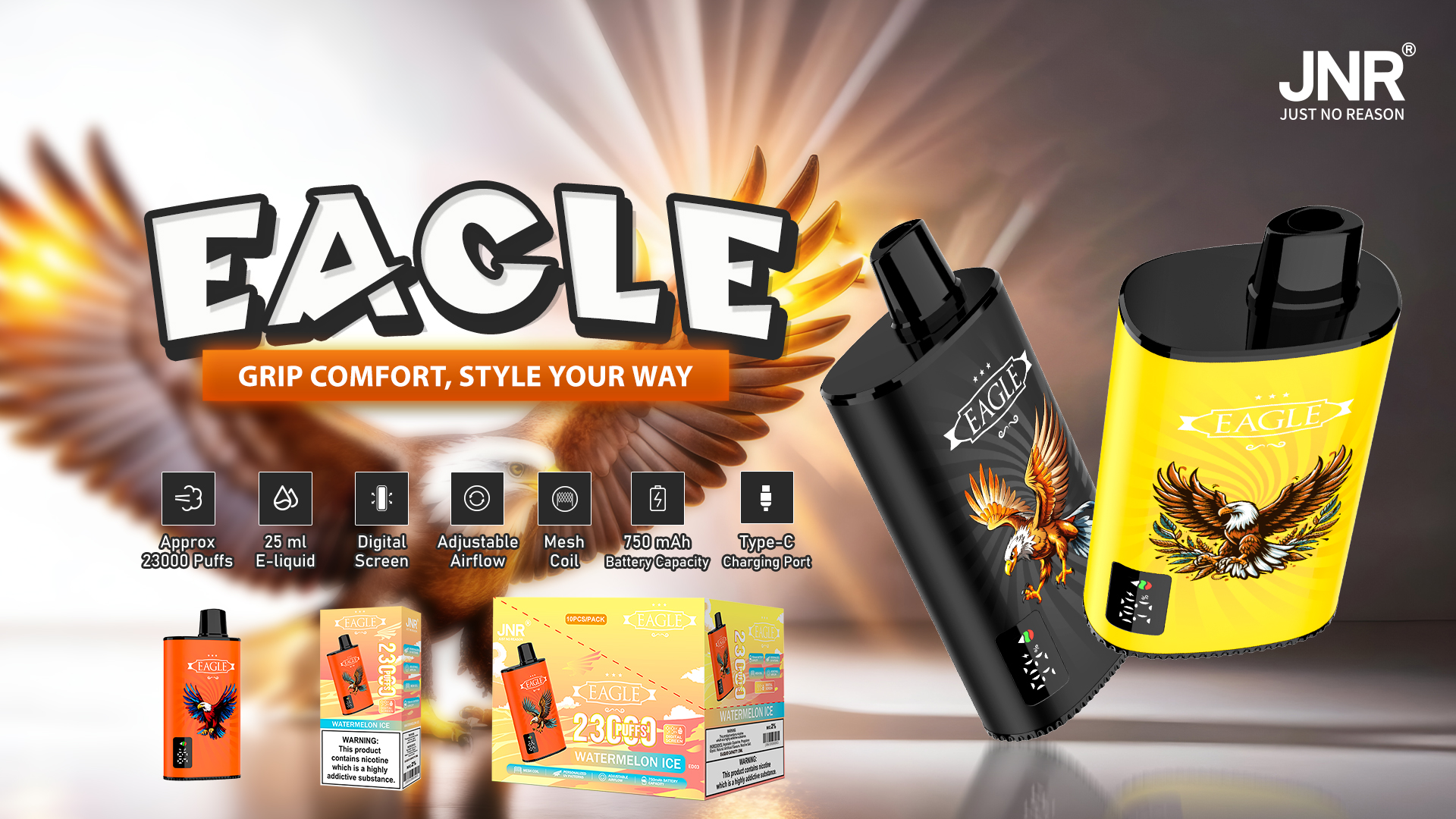 JNR Eagle 23000 puffs