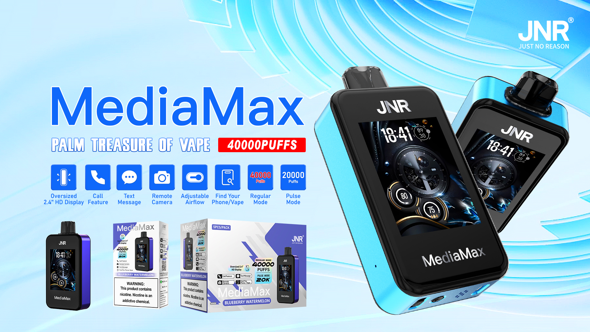 JNR Media Max 40000 Puffs