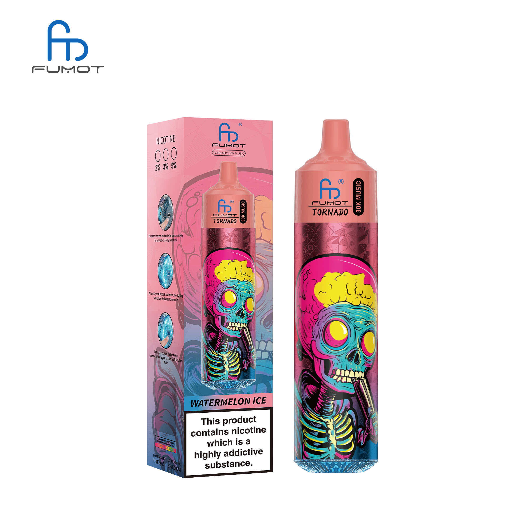 Fumot Tornado 30K Music 30000 Puffs